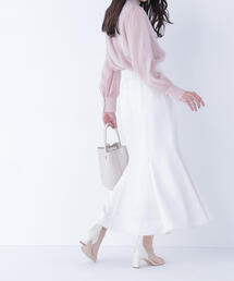 NATURAL BEAUTY BASIC | ◇ヘム切替マーメイドスカート(スカート)