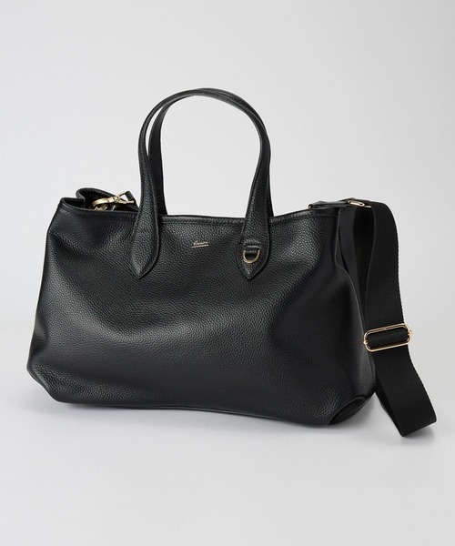 Beau're（ヴュレ）の「BARNYARDSTORM / Beau're(ヴュレ別注) / レザービックトートBAG（トートバッグ・レディース・キャメル/ブラック・FREE）」の3枚目の写真