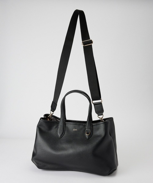 Beau're（ヴュレ）の「BARNYARDSTORM / Beau're(ヴュレ別注) / レザービックトートBAG（トートバッグ・レディース・キャメル/ブラック・FREE）」の7枚目の写真