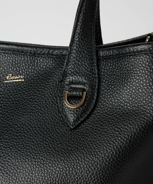 Beau're（ヴュレ）の「BARNYARDSTORM / Beau're(ヴュレ別注) / レザービックトートBAG（トートバッグ・レディース・キャメル/ブラック・FREE）」の9枚目の写真