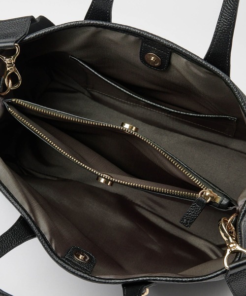 Beau're（ヴュレ）の「BARNYARDSTORM / Beau're(ヴュレ別注) / レザービックトートBAG（トートバッグ・レディース・キャメル/ブラック・FREE）」の13枚目の写真