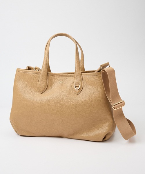 Beau're（ヴュレ）の「BARNYARDSTORM / Beau're(ヴュレ別注) / レザービックトートBAG（トートバッグ・レディース・キャメル/ブラック・FREE）」の17枚目の写真