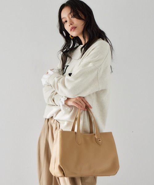 Beau're（ヴュレ）の「BARNYARDSTORM / Beau're(ヴュレ別注) / レザービックトートBAG（トートバッグ・レディース・キャメル/ブラック・FREE）」の20枚目の写真