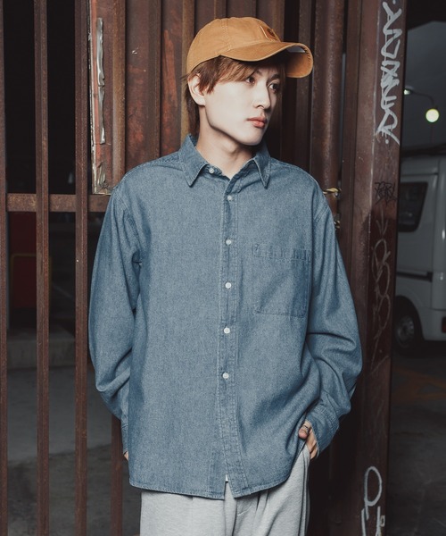 improves（インプローブス）の「6oz デニム レギュラーシャツ（シャツ/ブラウス・メンズ・ライトブルー/ネイビー/ブルー・MEDIUM/SMALL/X-LARGE/LARGE）」の10枚目の写真