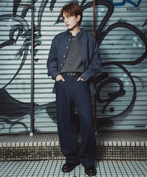 improves（インプローブス）の「6oz デニム レギュラーシャツ（シャツ/ブラウス・メンズ・ライトブルー/ネイビー/ブルー・MEDIUM/SMALL/X-LARGE/LARGE）」の20枚目の写真