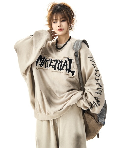 ヴィンテージウォッシュトレーナー（スウェット）｜mushwear（マッシュ