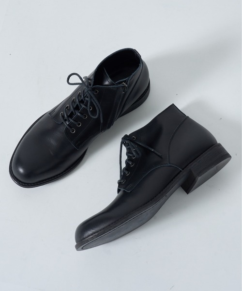 PADRONE(パドローネ)の「【PADRONE】別注 SIDE ZIP BOOTS サイドジップブーツ PK7358-1223-16A(ブーツ・メンズ・ダークブラウン/ブラック・40/42/41/43)」の11枚目の写真