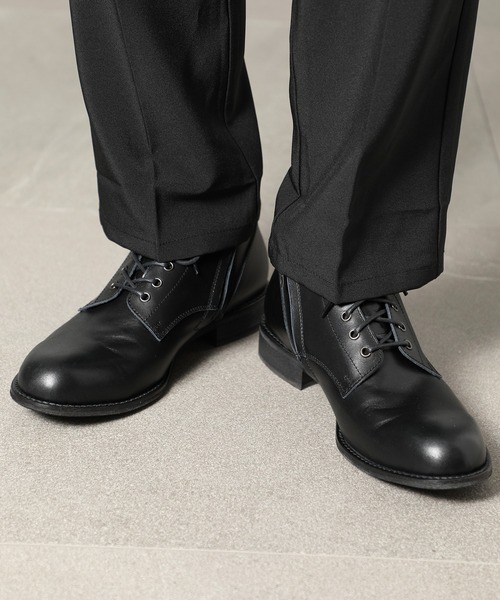 PADRONE(パドローネ)の「【PADRONE】別注 SIDE ZIP BOOTS サイドジップブーツ PK7358-1223-16A(ブーツ・メンズ・ダークブラウン/ブラック・40/42/41/43)」の6枚目の写真