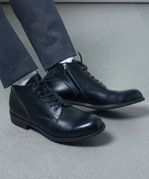 PADRONE(パドローネ)の「【PADRONE】別注 SIDE ZIP BOOTS サイドジップブーツ PK7358-1223-16A(ブーツ・メンズ・ダークブラウン/ブラック・40/42/41/43)」の7枚目の写真