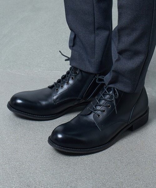 PADRONE(パドローネ)の「【PADRONE】別注 SIDE ZIP BOOTS サイドジップブーツ PK7358-1223-16A(ブーツ・メンズ・ダークブラウン/ブラック・40/42/41/43)」の8枚目の写真