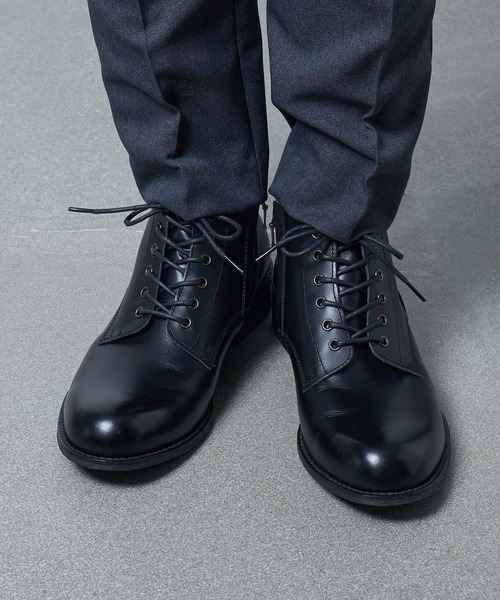 PADRONE(パドローネ)の「【PADRONE】別注 SIDE ZIP BOOTS サイドジップブーツ PK7358-1223-16A(ブーツ・メンズ・ダークブラウン/ブラック・40/42/41/43)」の9枚目の写真
