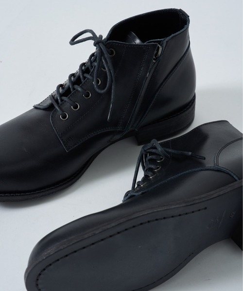 PADRONE(パドローネ)の「【PADRONE】別注 SIDE ZIP BOOTS サイドジップブーツ PK7358-1223-16A(ブーツ・メンズ・ダークブラウン/ブラック・40/42/41/43)」の15枚目の写真