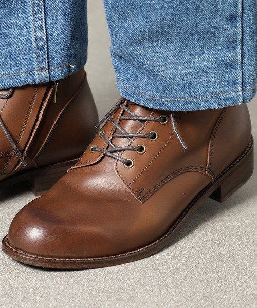 PADRONE(パドローネ)の「【PADRONE】別注 SIDE ZIP BOOTS サイドジップブーツ PK7358-1223-16A(ブーツ・メンズ・ダークブラウン/ブラック・40/42/41/43)」の20枚目の写真