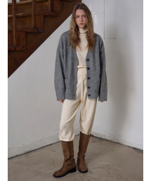 TINKNIT（ティンニット）の「ブラッシュドキッドモヘアカーディガン（カーディガン/ボレロ）」