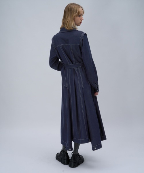 デニムフレアシャツワンピース(HARE)（ワンピース）｜HARE（ハレ）の