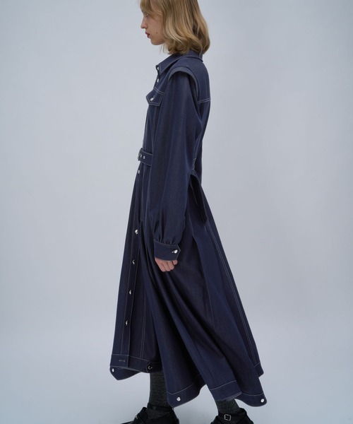 デニムフレアシャツワンピース(HARE)（ワンピース）｜HARE（ハレ）の