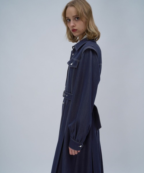 デニムフレアシャツワンピース(HARE)（ワンピース）｜HARE（ハレ）の