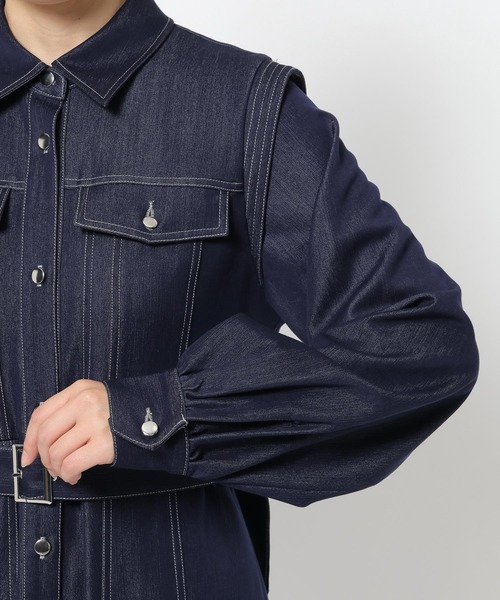 デニムフレアシャツワンピース(HARE)（ワンピース）｜HARE（ハレ）の