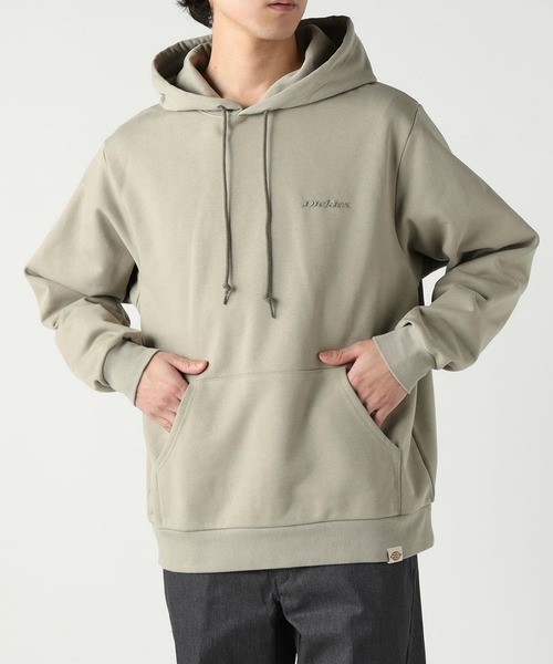 Dickies（ディッキーズ）の「エンブレム フーディー（スウェット・メンズ・ブラック/ヘザーグレー/ダークブラウン/ベージュ・MEDIUM/X-LARGE/LARGE）」の4枚目の写真