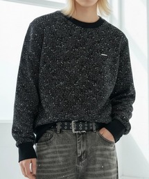 A'GEM/9 × .kom 『BENUSTA /ベヌスタ』ネップ加工クルーネックニット