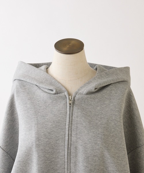 one after another NICE CLAUP（ワンアフターアナザーナイスクラップ）の「【セットで着れる】ビッグシルエットパーカー（パーカー・レディース・ブラック/杢グレー/ライトイエロー・FREE）」の7枚目の写真