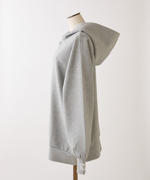 one after another NICE CLAUP（ワンアフターアナザーナイスクラップ）の「【セットで着れる】ビッグシルエットパーカー（パーカー・レディース・ブラック/杢グレー/ライトイエロー・FREE）」の11枚目の写真