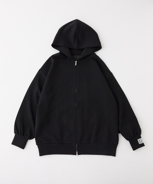 one after another NICE CLAUP(ワンアフターアナザーナイスクラップ)の「【セットで着れる】ビッグシルエットパーカー(パーカー・レディース・ブラック/杢グレー/ライトイエロー・FREE)」の16枚目の写真