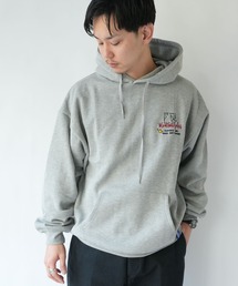 RiNc（リンク）の「【 MARK GONZALES 】 フラワーグラフィック バックプリント プルオーバーパーカー（パーカー）」