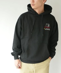 RiNc（リンク）の「【 MARK GONZALES 】 フラワーグラフィック バックプリント プルオーバーパーカー（パーカー）」