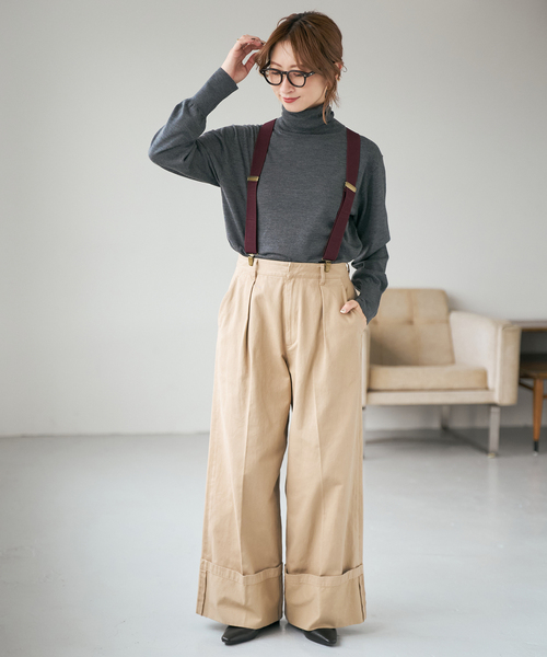 セール】《新色有り / 追加2》18Gタートルネックプルオーバー（ニット