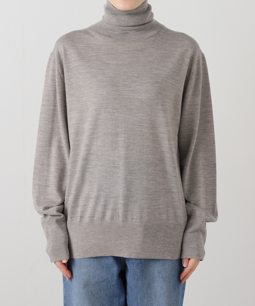 セール】《新色有り / 追加2》18Gタートルネックプルオーバー（ニット