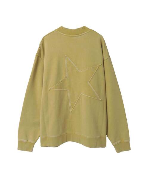 CONVERSE TOKYO(コンバーストウキョウ)の「BACK STAR★ PATCH SWEAT CARDIGAN(スウェット・レディース・スミクロ/ネイビー/イエロー・SMALL/MEDIUM)」の10枚目の写真