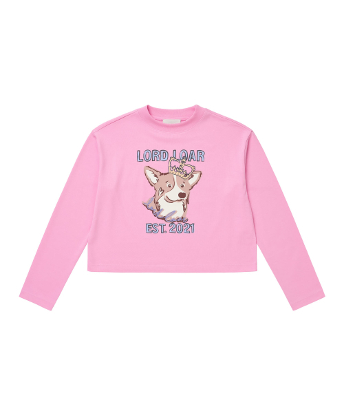 LORDLOAR(ロードロアル)の「ロロプリンティングクロップTシャツ PINK(Tシャツ/カットソー・レディース・その他・LARGE/MEDIUM/SMALL)」の4枚目の写真
