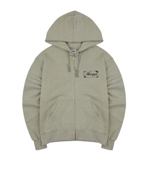 chancechance(チャンスチャンス)の「ALWAYS ZIP-UP HOODIE(SAND KHAKI PIGMENT-DYED)(パーカー・メンズ・その他・FREE)」の1枚目の写真