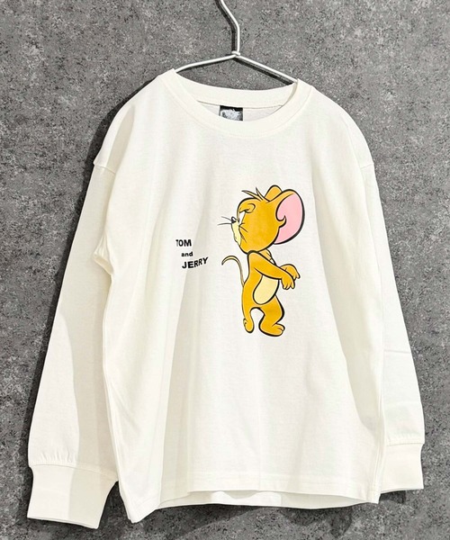 セール】【TOM&JERRY/トム＆ジェリー】オーバーサイズ ロング Tシャツ 