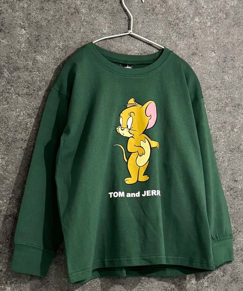 セール】【TOM&JERRY/トム＆ジェリー】オーバーサイズ ロング Tシャツ