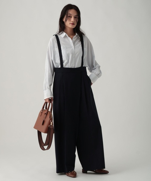 Elura（エルーラ）の「アイロンいらずドルマンシャツ/634727（シャツ/ブラウス・レディース・ライトブルー/ネイビー×ホワイト/ホワイト/ライトイエロー/ブルー/ネイビー・MEDIUM/SMALL）」の22枚目の写真