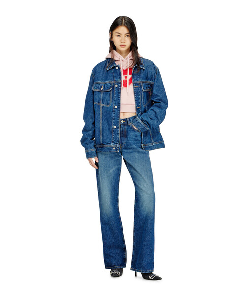 DIESEL(ディーゼル)の「ウィメンズ プルオーバーパーカー F-SLIMMY-HOOD-S5(スウェット・レディース・グレー/ピンク・SMALL/X-LARGE/MEDIUM/LARGE/X-SMALL)」の6枚目の写真