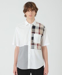 BLACK LABEL CRESTBRIDGE | 【一部店舗限定】クレストブリッジチェックパッチワークシャツ(シャツ/ブラウス)