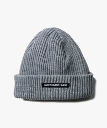 IAER（アイアー）の「シンプルロゴビーニー-グレー（ニットキャップ/ビーニー）」