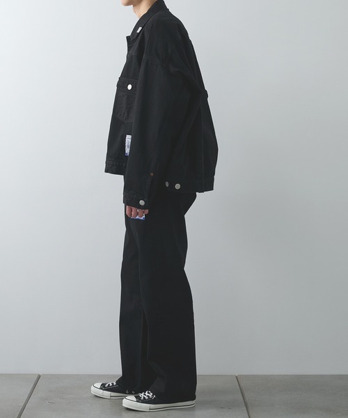 Maison MIHARA YASUHIRO(メゾンミハラヤスヒロ)の「【in・stru(men-tal)】【Maison MIHARAYASUHIRO / メゾンミハラヤスヒロ】ONE WASHED SELVAGE DENIM JACKET(デニムジャケット・メンズ・インディゴブルー/ブラック・48/46/44)」の3枚目の写真