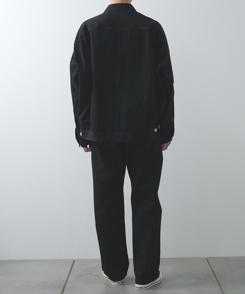 Maison MIHARA YASUHIRO(メゾンミハラヤスヒロ)の「【in・stru(men-tal)】【Maison MIHARAYASUHIRO / メゾンミハラヤスヒロ】ONE WASHED SELVAGE DENIM JACKET(デニムジャケット・メンズ・インディゴブルー/ブラック・48/46/44)」の4枚目の写真