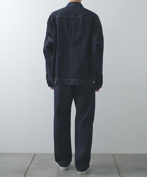 Maison MIHARA YASUHIRO(メゾンミハラヤスヒロ)の「【in・stru(men-tal)】【Maison MIHARAYASUHIRO / メゾンミハラヤスヒロ】ONE WASHED SELVAGE DENIM JACKET(デニムジャケット・メンズ・インディゴブルー/ブラック・48/46/44)」の6枚目の写真