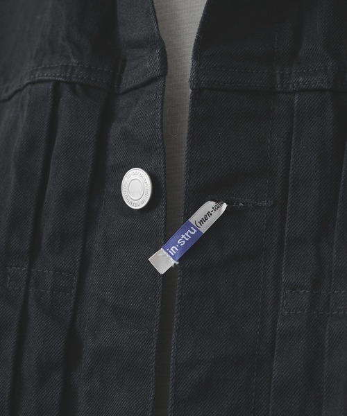 Maison MIHARA YASUHIRO(メゾンミハラヤスヒロ)の「【in・stru(men-tal)】【Maison MIHARAYASUHIRO / メゾンミハラヤスヒロ】ONE WASHED SELVAGE DENIM JACKET(デニムジャケット・メンズ・インディゴブルー/ブラック・48/46/44)」の8枚目の写真