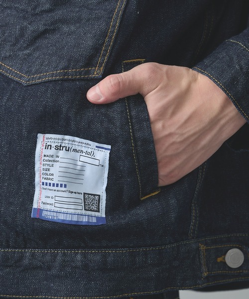 Maison MIHARA YASUHIRO(メゾンミハラヤスヒロ)の「【in・stru(men-tal)】【Maison MIHARAYASUHIRO / メゾンミハラヤスヒロ】ONE WASHED SELVAGE DENIM JACKET(デニムジャケット・メンズ・インディゴブルー/ブラック・48/46/44)」の14枚目の写真