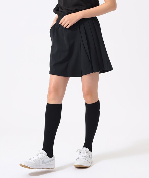 BEAMS GOLF（ビームスゴルフ）の「ORANGE LABEL / ストレッチ プリーツ ラップキュロット（UVカット）（スカート・レディース・ベージュ/ホワイト/ブラック・MEDIUM/LARGE/SMALL）」の2枚目の写真