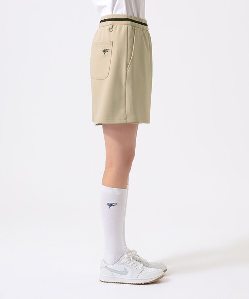 BEAMS GOLF（ビームスゴルフ）の「ORANGE LABEL / ストレッチ プリーツ ラップキュロット（UVカット）（スカート・レディース・ベージュ/ホワイト/ブラック・MEDIUM/LARGE/SMALL）」の10枚目の写真