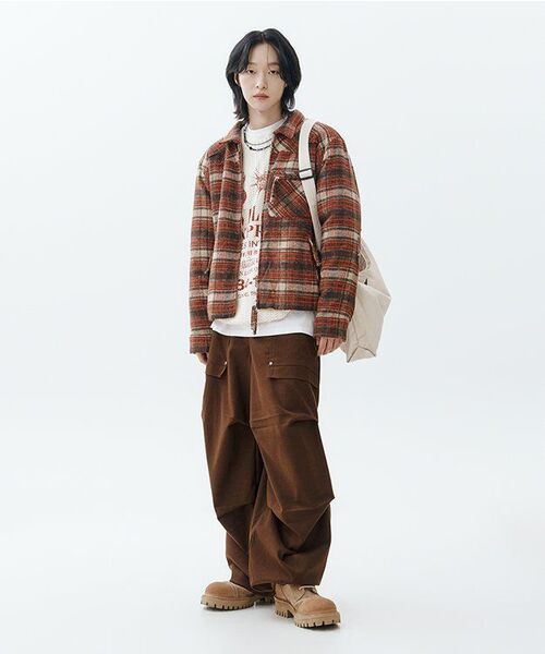 THEVINYLHOUSE(ザバイニルハウス)の「FLANNEL JACKET BROWN(その他アウター・メンズ・その他・M/L/S)」の7枚目の写真