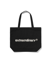 EXTRAORDINARY（エクストラオーディナリー）の「EX BASIC LOGO ECO BAG BLACK（エコバッグ/サブバッグ）」