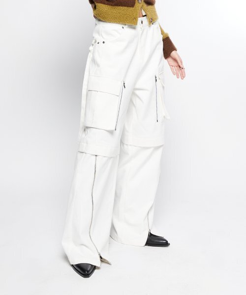 LARTIGENT(ラーティゼン)の「L7 WIDE POCKET PANTS(WHITE)(その他パンツ・レディース・その他・M)」の1枚目の写真